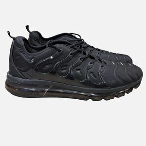 Nike Air Vapormax Plus Shoes Mens Size 12 Triple Black Sneakers 924453-004